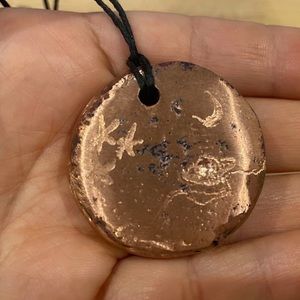 Reclaimed Bronze Pendant NWOT